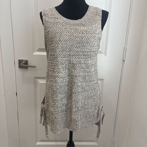 Tommy Bahama Womens Basket Weave Linen Tank Beach Top Size Medium